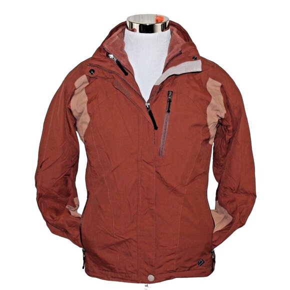 Outdoor Products Jackets & Blazers - Outdoor Products Large Brown 3 In 1 Full Zip Winter Ski Snowboarding Jacket